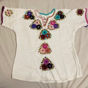 Embroidered Authentic Mexican Shirt
